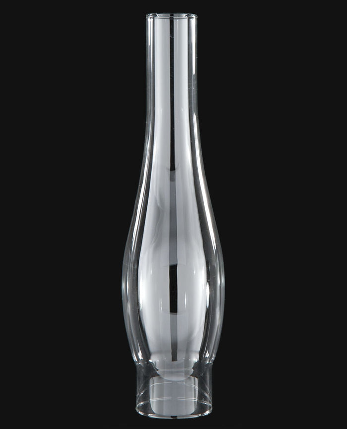 2 3/8" Fitter, 12-1/4" Tall Clear Glass Chimney