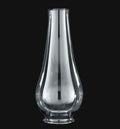 2 3/8" Fitter, 8 1/4" Tall Lip Fitter Clear Glass Chimney