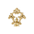 2-3/8" Tall x 2-1/4" Width, Cast Brass Finial, Tap 1/8F (10974)