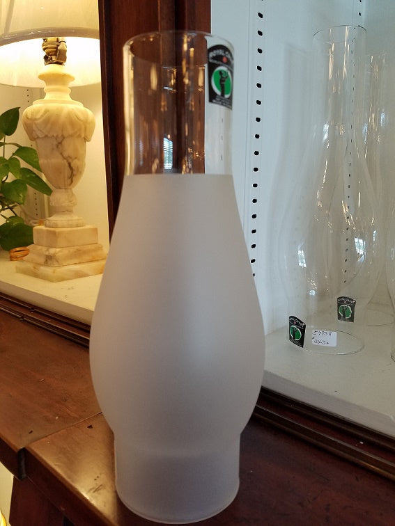 2 5/8" Fitter,  8-1/2" Tall Rayo or C.D. 3/4 Sandblasted Chimney