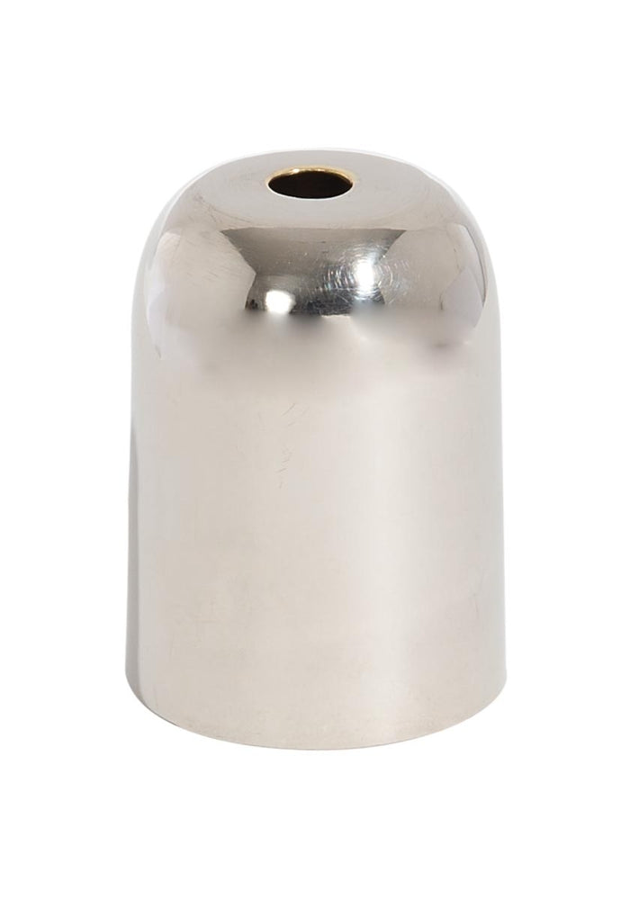 2-7/16 Inch Tall Polished Nickel Finish Brass Lamp Socket Cup
