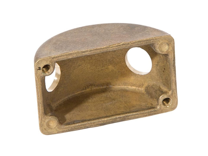 2-Arm Die Cast Brass Wall Plate Cluster Body, 1/8IP Slip, Unfinished