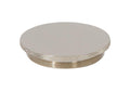 2 Inch Diameter Polished Nickel Finish Brass Cap for Cluster Body, No Center Hole