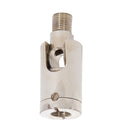 2 Inches Height Nickel Plated Die Cast Brass Swivel, Male and Female 1/8IPS Threads