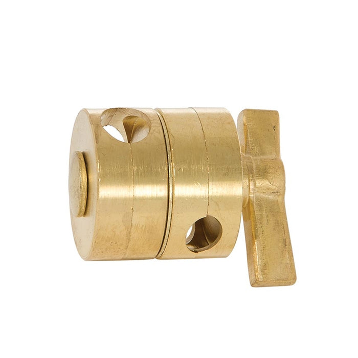 2" Long Unfinished Die Cast Brass 7-Piece Slide Clutch Swivel, 1/8IPS x 1/4IPS