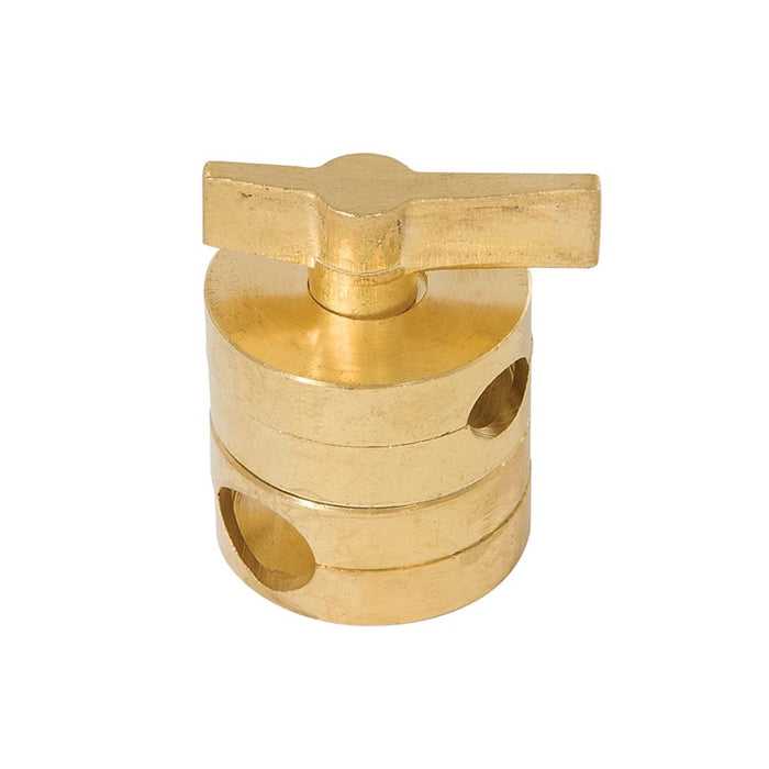 2" Long Unfinished Die Cast Brass 7-Piece Slide Clutch Swivel, 1/8IPS x 1/4IPS