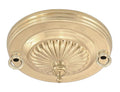 2-Loop Embossed Solid Brass Ceiling Canopy Kits