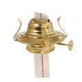 #2 Queen Anne Brass Plated Oil Burner (12621)