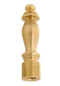 2" Brass Finial, Tap 1/4-27F