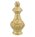 2" ht., Die Cast Brass Finial, Tap 1/8F
