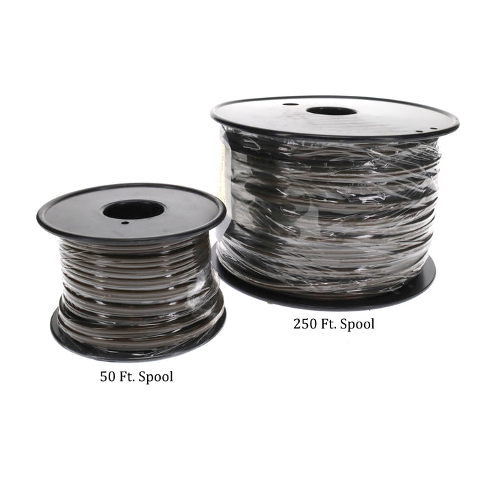 250 Ft. and 50 Ft. Spools, 18/2, SPT-1 General Purpose, Plastic Covered Lamp Cord - Wire, 105 degree C, 300V - CHOICE of COLORS (46604)