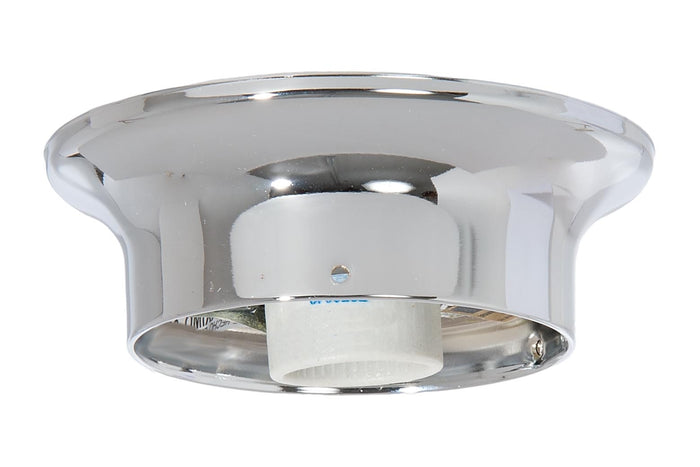 3-1/4" Fitter Chrome Finish Fixture Holder, Hardware & High Heat Porcelain Socket