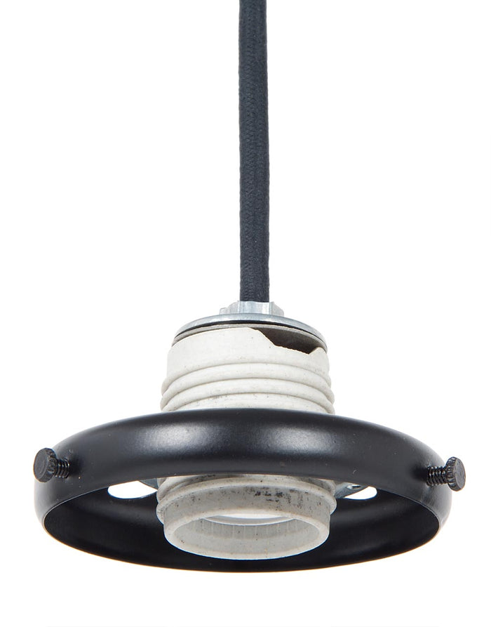 3 1/4" Fitter Size Shade Holder for Threaded Lamp Sockets w/Captive Ring