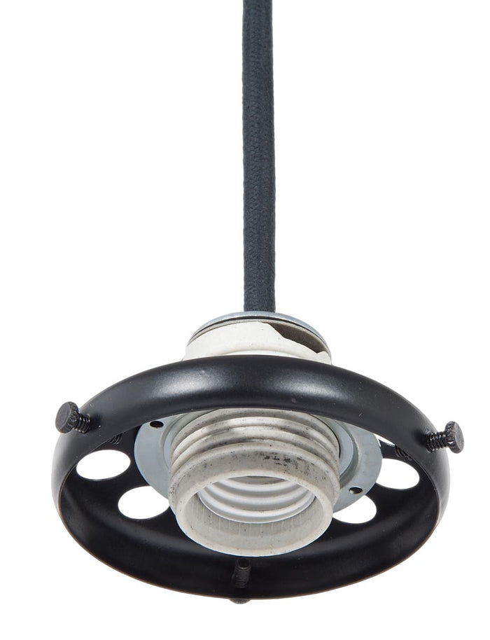 3 1/4" Fitter Size Shade Holder for Threaded Lamp Sockets w/Captive Ring