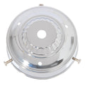 3-1/4" Fitter Steel Shade Holder, 1/8 IP Slip, Chrome Plated