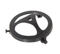 3-1/4 Inch Fitter Satin Black Finish Cast Brass Lamp Shade Holder with Set Screws, 1/8F