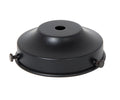 3-1/4 Inch Fitter Satin Black Finish Steel Lamp Shade Holder