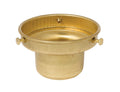 3-1/4 Inch Fitter Unfinished Brass Holder, 1/8IP