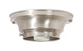 3-1/4 Inch Fitter Wired Satin Nickel Finish Brass Flush Mount Fixture