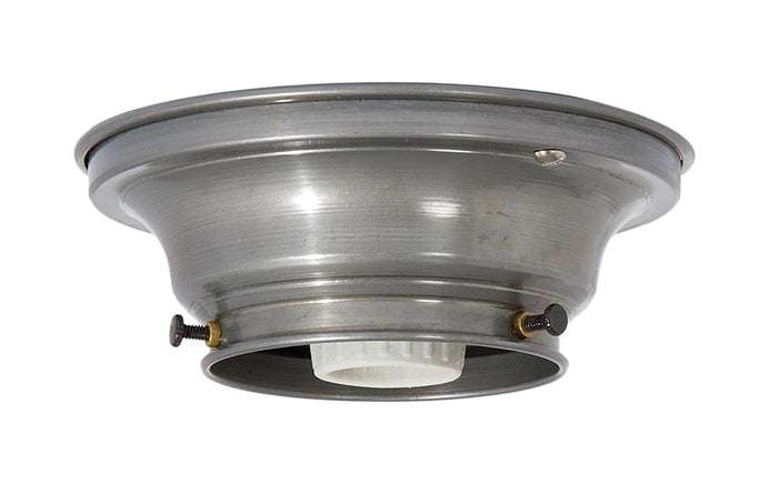 3-1/4 Inch Fitter Wired Unfinished Steel Flush Mount Fixture