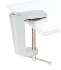 3-3/4 Inch Tall Silver Finish Desk or Table Lamp Clamp