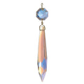 3" Aurora Borealis U-Drop Prism, ~4-1/4" overall length (55034A)