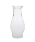 3" Fitter, 8-1/4" Tall Clear Beaded-Top Glass Lamp Chimney (57936C)
