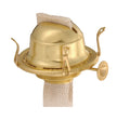 #3 Solid Brass Queen Anne Burner