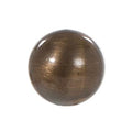 Round Ball, Solid Brass Lamp Finial, Ant. Brass Finish, 3/4" dia.