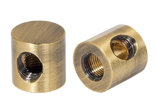 3/4 Inch Height Antique Brass Finish 2-Way Arm Back, Tap 1/8F