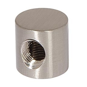 3/4 Inch Tall Satin Nickel Finish 2-Way Lamp Arm Back, 1/8F Tap