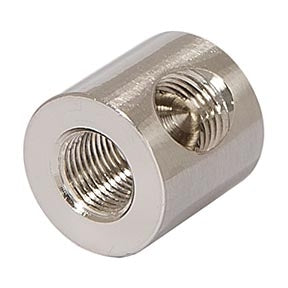 3/4 Inch Tall Satin Nickel Finish 2-Way Lamp Arm Back, 1/8F Tap