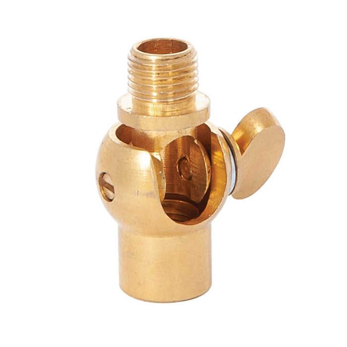 35mm Tall Lamp Swivel With Key, 1/8F x 1/8M, Unfinished