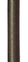 36 and 48 Inch Seamless All Thread Pipe For Lamps and Fixtures, Comes in Steel or Brass, 1/8 IP, 1/4 IP  or 3/8 IP