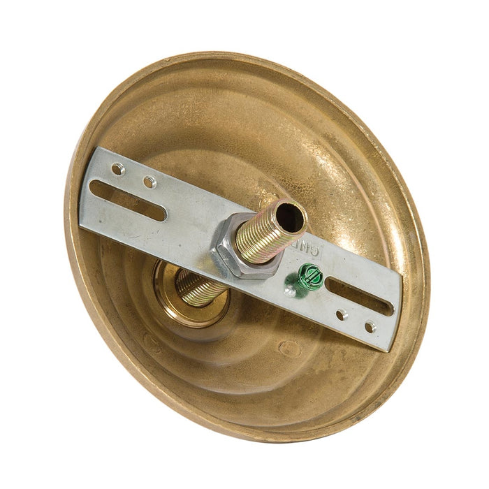 4-11/16 Inch Diameter Unfinished Brass Die Cast Lamp Canopy with Hardware Kit (11439UK)
