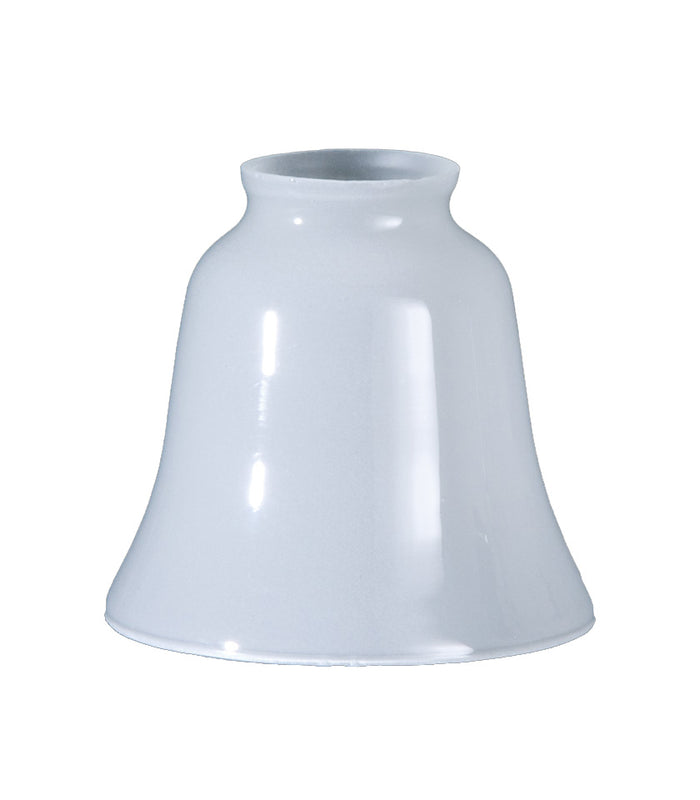 4-1/2 inch tall Flair Shaped Inside Sandblast Fixture Shade, 2-1/4 inch lip fitter