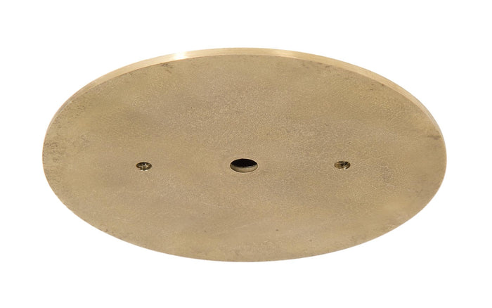 4-3/4" Diam Flat Disk Style Versatile Die Cast Brass Ceiling Canopy with Mounting Hardware (11434U)