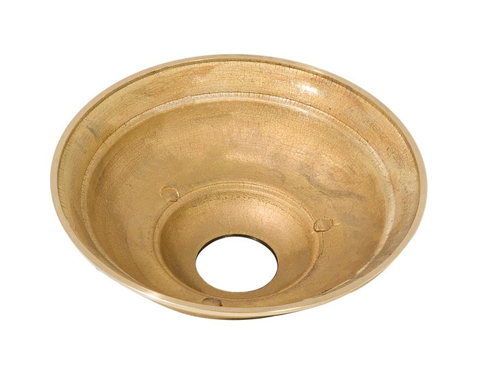 4-3/4 Inch Diameter Unfinished Brass Die Cast Canopy