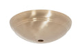 4-3/4 Inch Diameter Unfinished Die Cast Brass Canopy