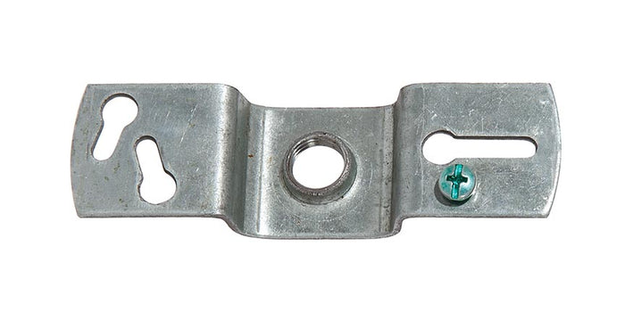 4-3/8 Inch Heavy Duty Offset Crossbar, Tap 1/4F Middle, 8-32 Ground Screw