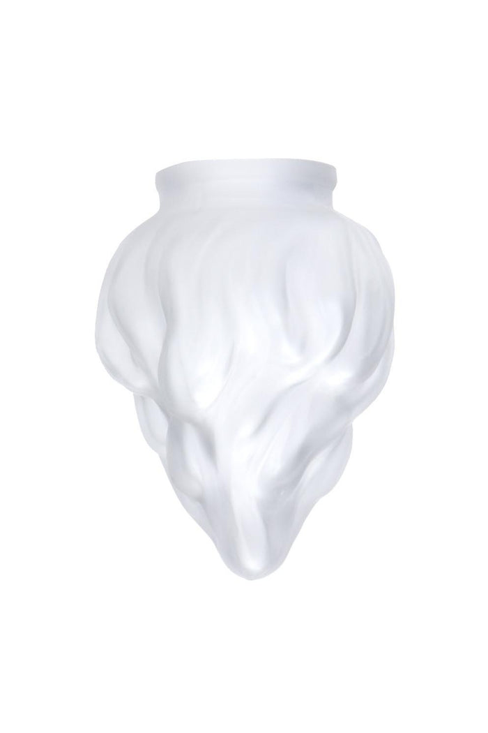 4 7/8" Flame Pendant Shade, 2-1/4 inch lip fitter