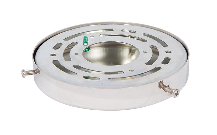 4-7/8 Inch Diameter Polished Nickel Finish Side Mounting Steel Canopy - Interior Hardware