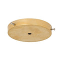 4-7/8 Inch Diameter Unfinished Side Mounting Brass Canopy - Interior Hardware (11762U)