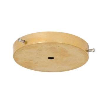 4-7/8 Inch Diameter Unfinished Side Mounting Brass Canopy - Interior Hardware (11762U)