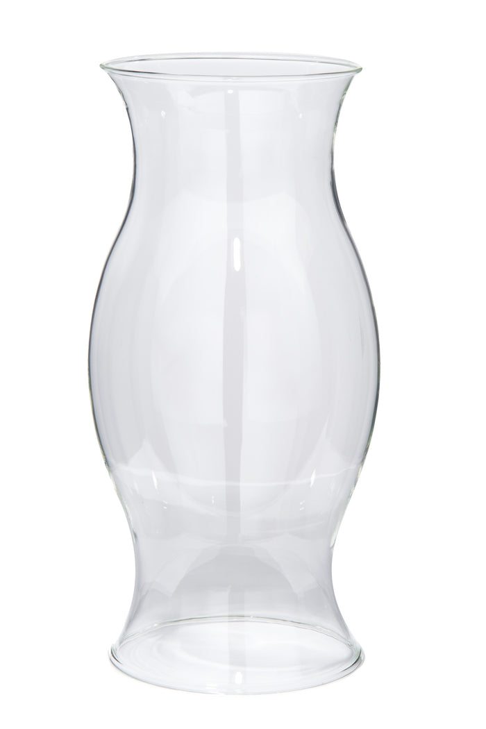 4 7/8" Wide, 11-1/4" Tall Hurricane Shade - Clear Borosilicate Glass