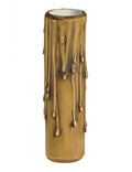 4" Antique Polybeeswax CANDELABRA Size (7/8" I.D.) Candle Cover