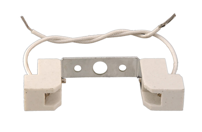4" Double Ended Halogen Socket With Bracket