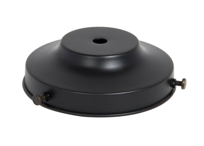 4 Inch Fitter Satin Black Finish Steel Lamp Shade Holder