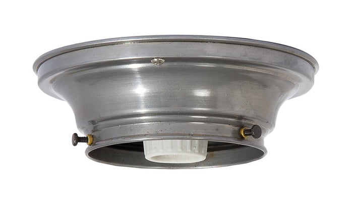4 Inch Fitter Wired Unfinished Steel Flush Mount Fixture