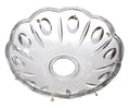 Pressed Glass Bobeche, Your Choice of Size and Number of Pins